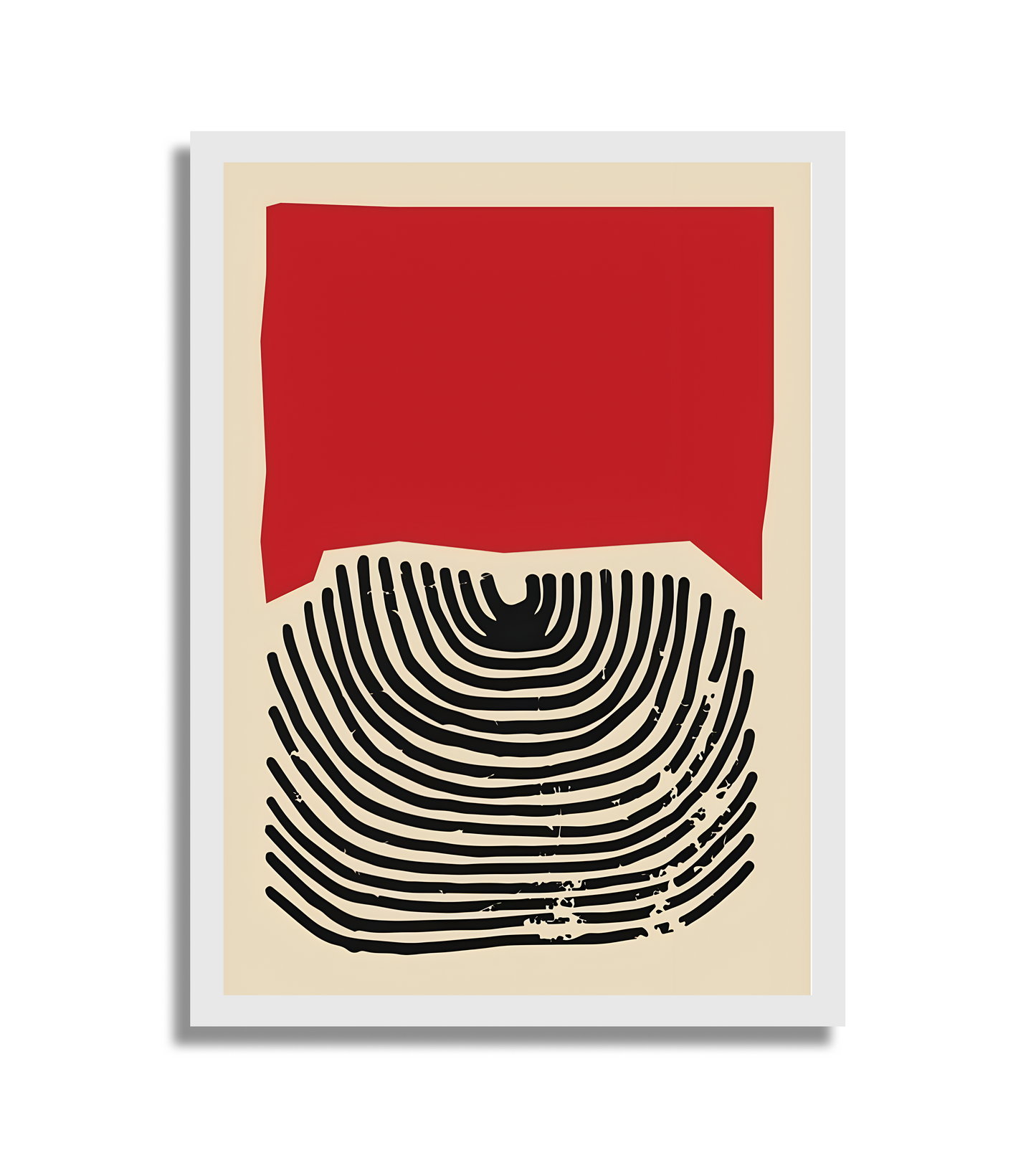 Plakat Abstract Red