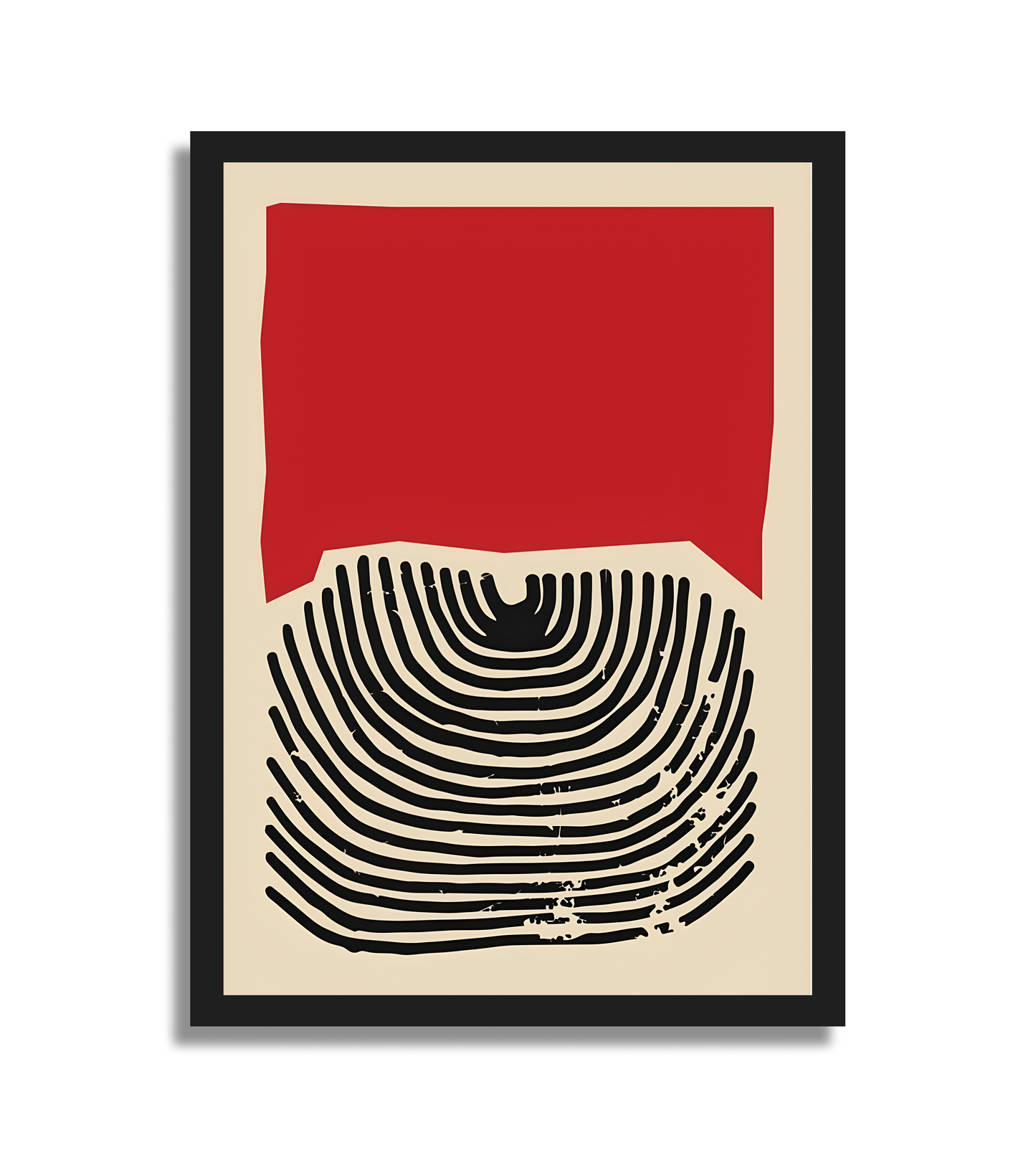 Plakat Abstract Red